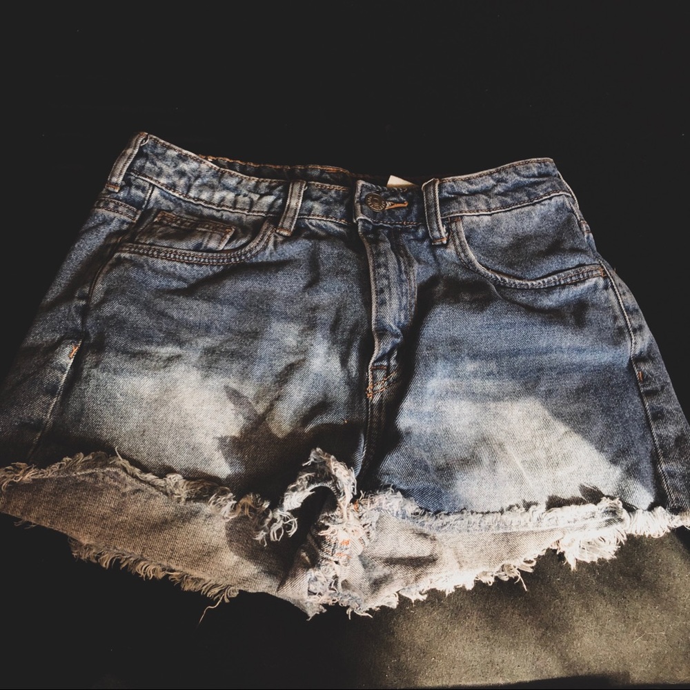 Denim shorts